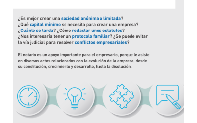 Los asuntos relacionados con el órgano de administración de una empresa y la constitución de sociedades agrupan el 45% de los actos notariales empresariales en Cataluñal