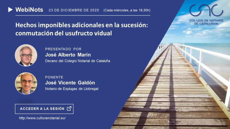 Hechos imponibles en la sucesión: conmutación del usufructo vidual