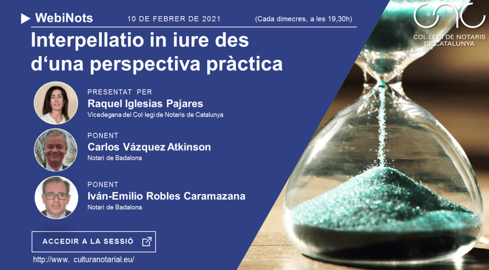 Interpellatio in iure des d‘una perspectiva pràctica