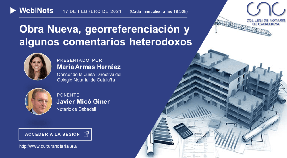 Obra Nueva, georeferenciación y algunos comentarios heterodoxos