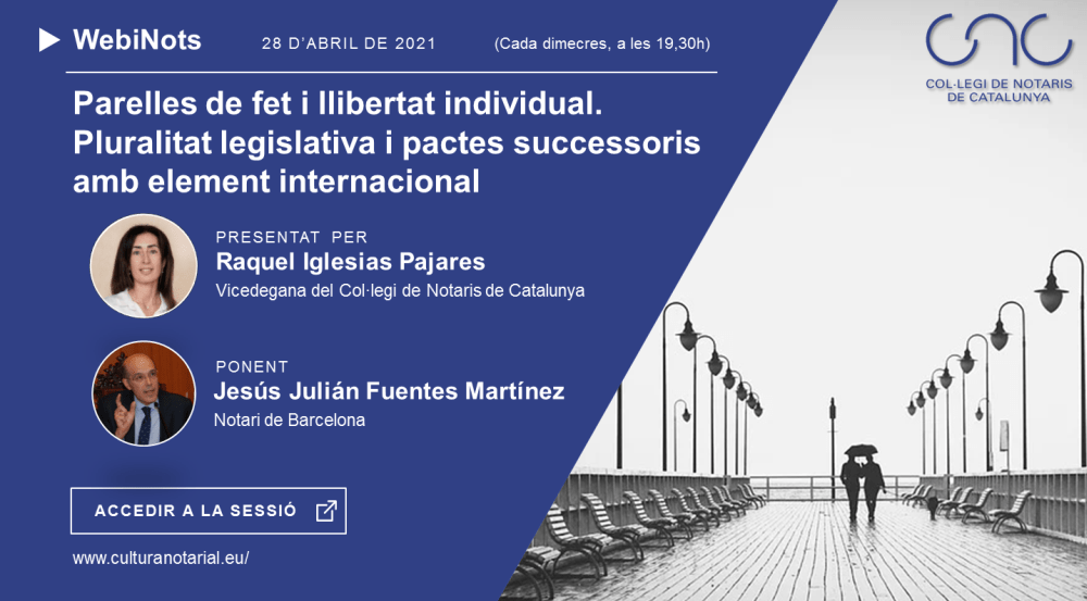 Parelles de fet i llibertat individual. Pluralitat legislativa i pactes successòris amb element internacional