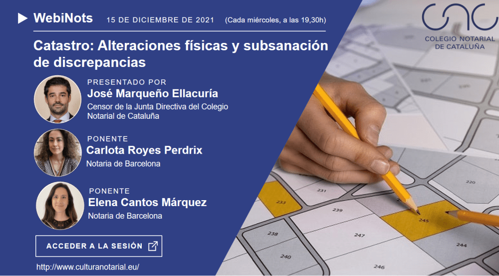Cadastre: Alteracions físiques i esmena de discrepàncies