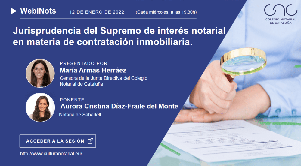 Jurisprudencia del Supremo de interés notarial en materia de contratación inmobiliaria.