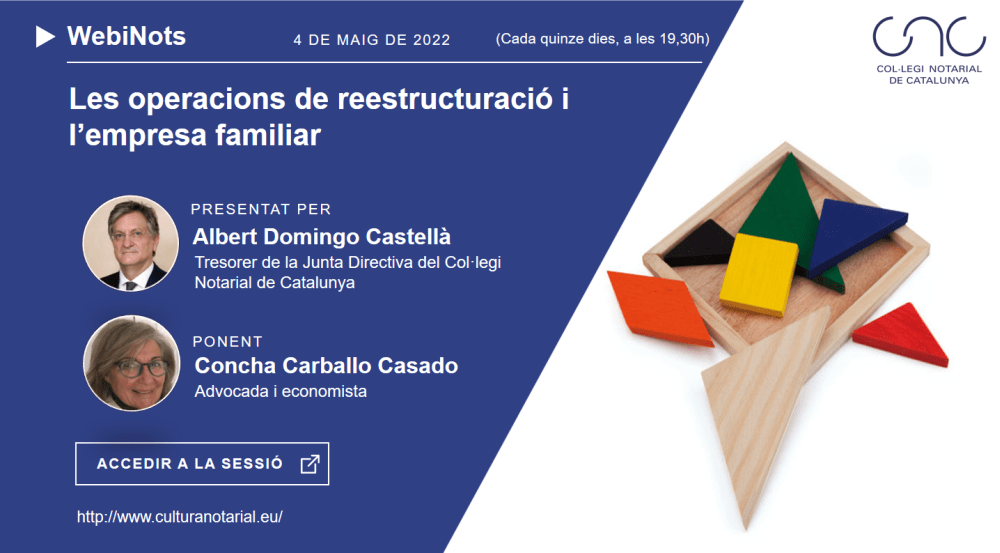 Les operacions de reestructuració i l’empresa familiar
