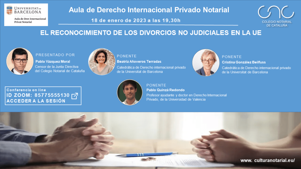 Aula de Derecho Internacional Privado Notarial