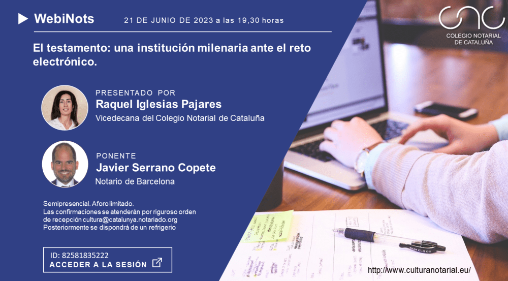 El testamento: una institución milenaria ante el reto electrónico