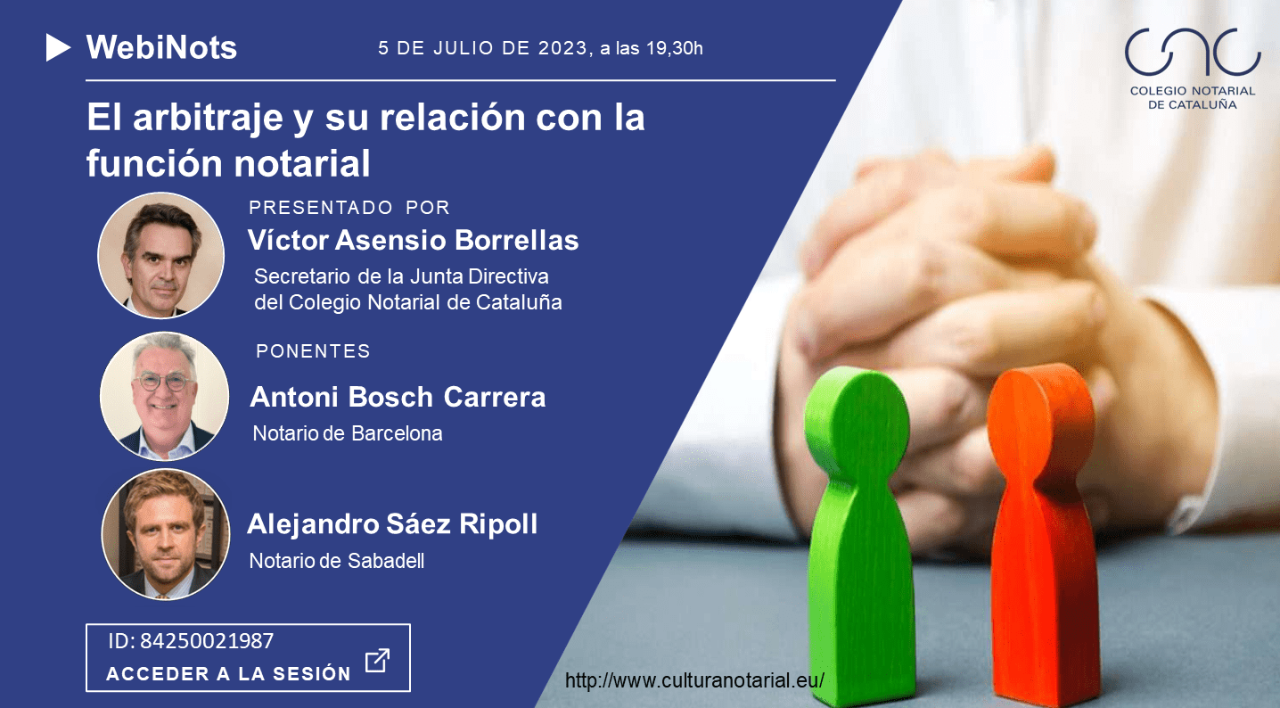 El arbitraje y su relación con la función notarial
