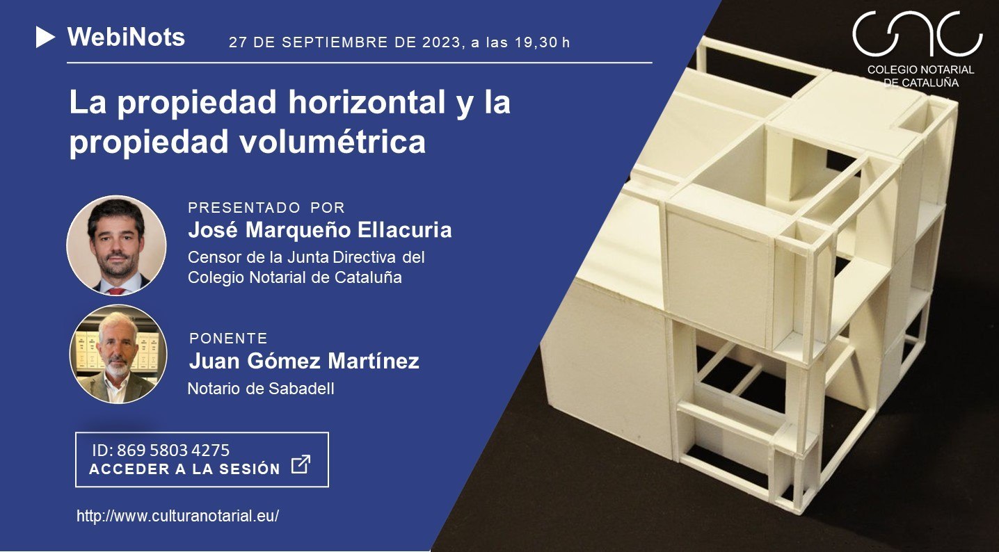 La propiedad horizontal y la propiedad volumétrica