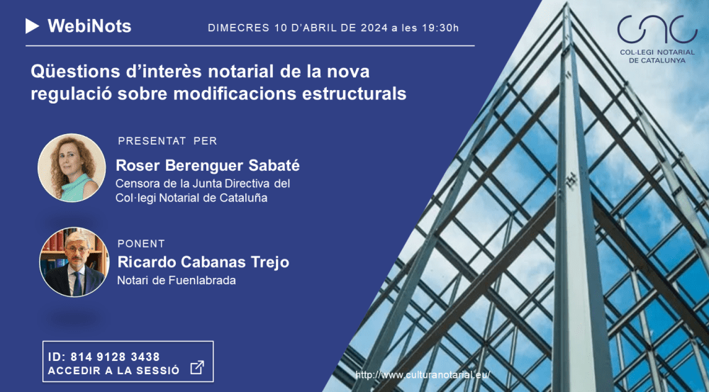 Qüestions d’interès notarial de la nova regulació sobre modificacions estructurals Abr 10 1 1