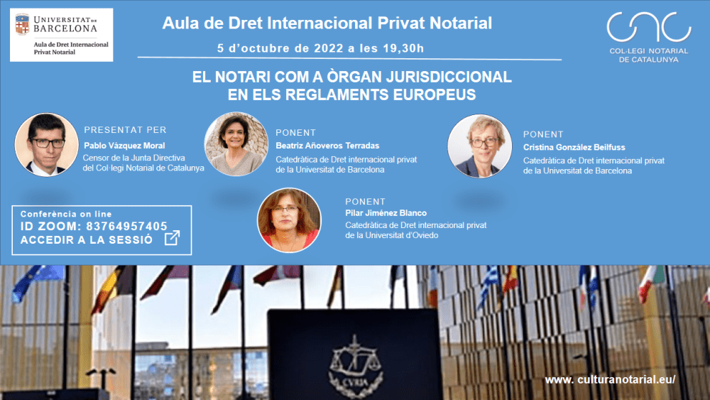 Aula de Dret Internacional Privat Notarial