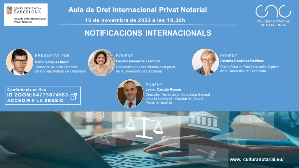 Aula de Dret Internacional Privat Notarial