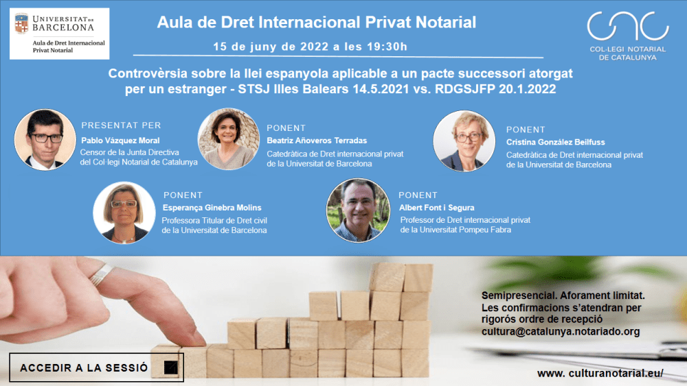 Aula de Dret Internacional Privat Notarial