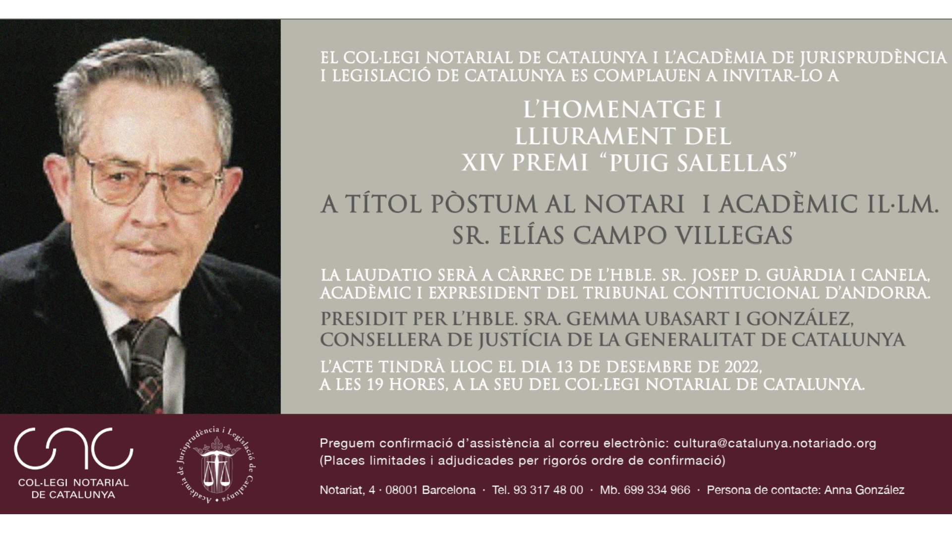 XIV Premi Puig Salellas