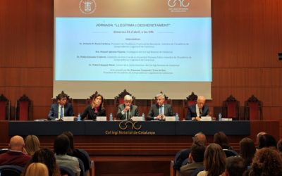 La Legítima y el Desheredamiento, a debate en el Colegio Notarial de Cataluña
