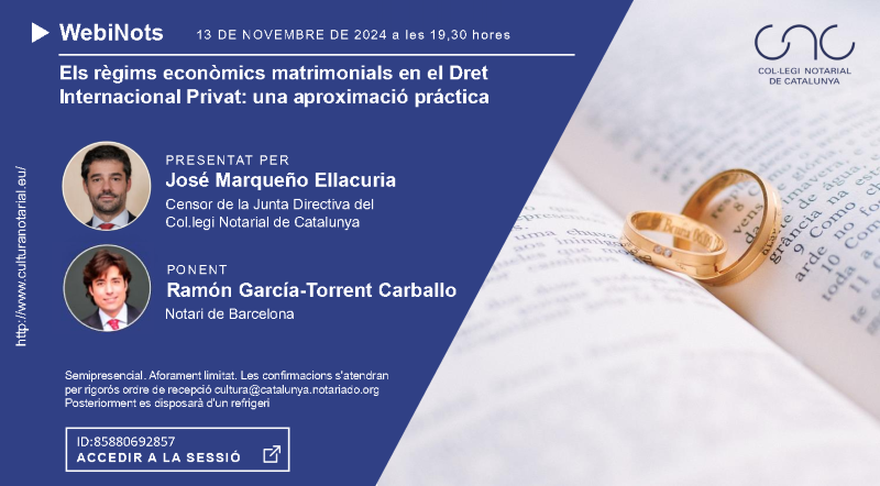 Els règims econòmics matrimonials en el Dret Internacional Privat: una aproximació práctica