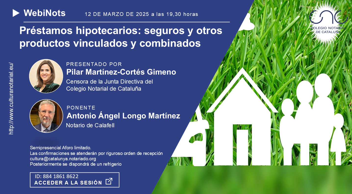WebiNots «Préstamos hipotecarios: seguros y otros productos vinculados y combinados»