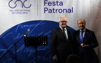 El Colegio Notarial de Cataluña entrega la Medalla de Honor de la institución a Jesús María Barrientos