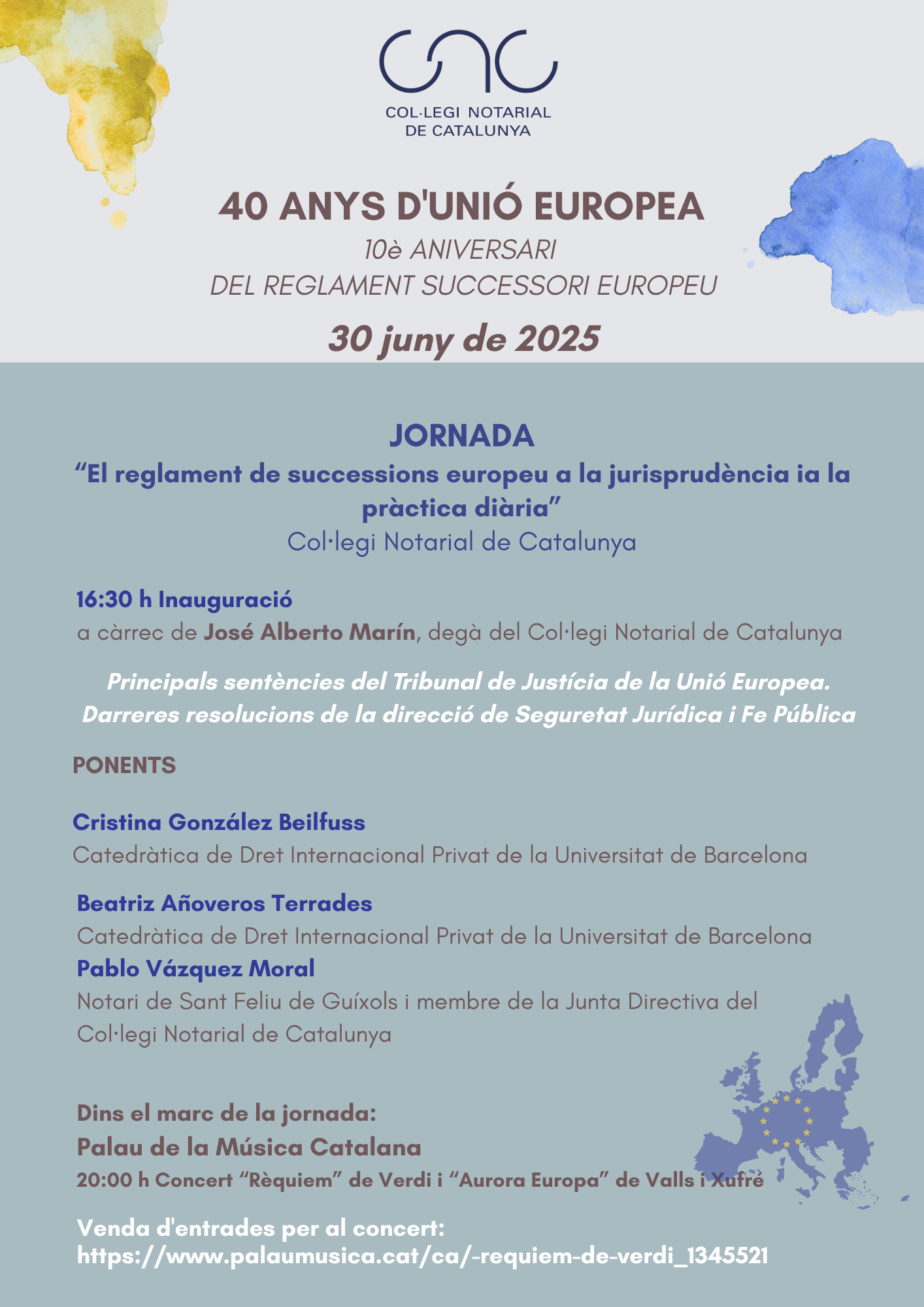 Jornada: El reglament de successions europeu a la jurisprudència ia la pràctica diària