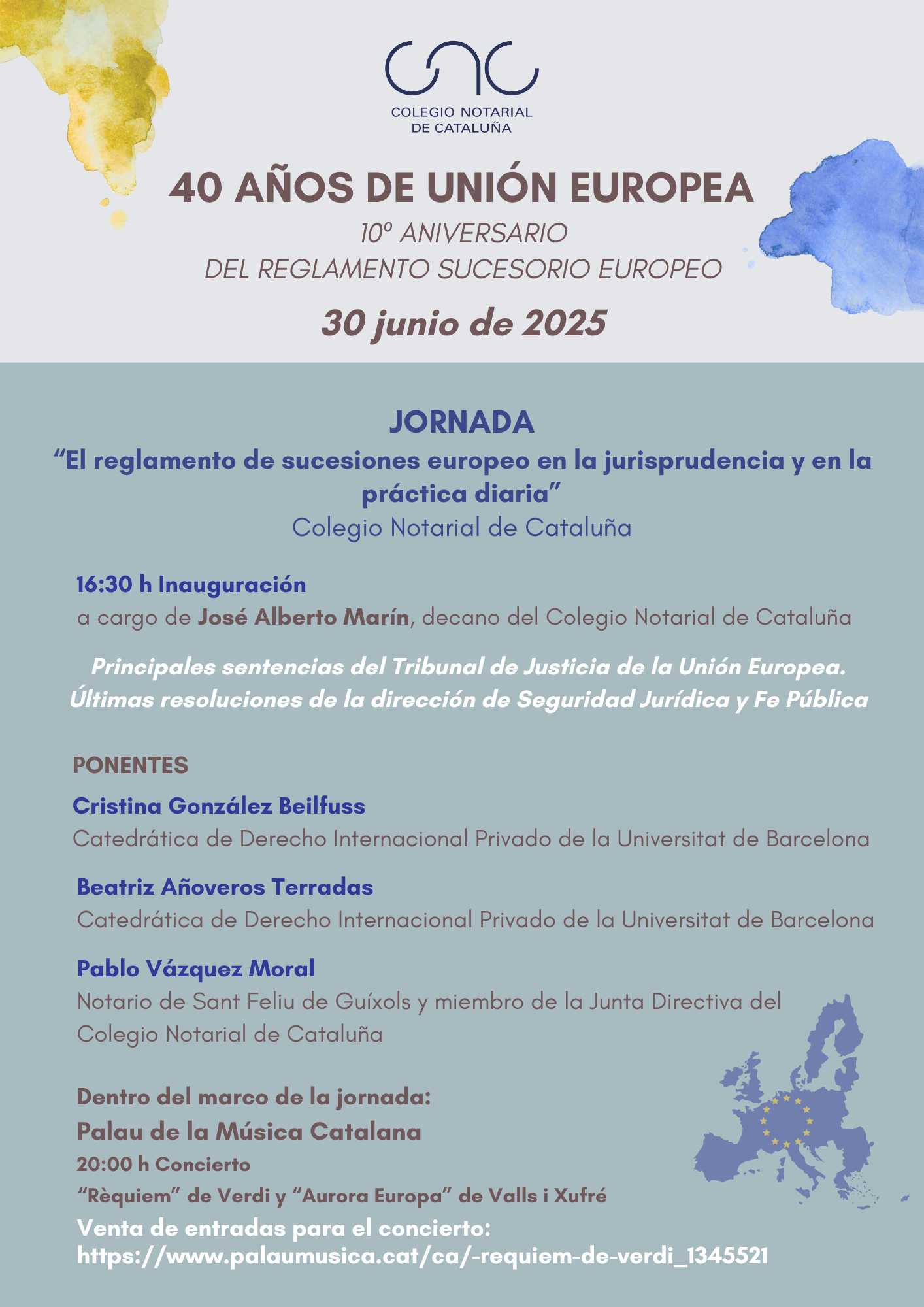 Jornada: El reglamento de sucesiones europeo en la jurisprudencia y en la práctica diaria