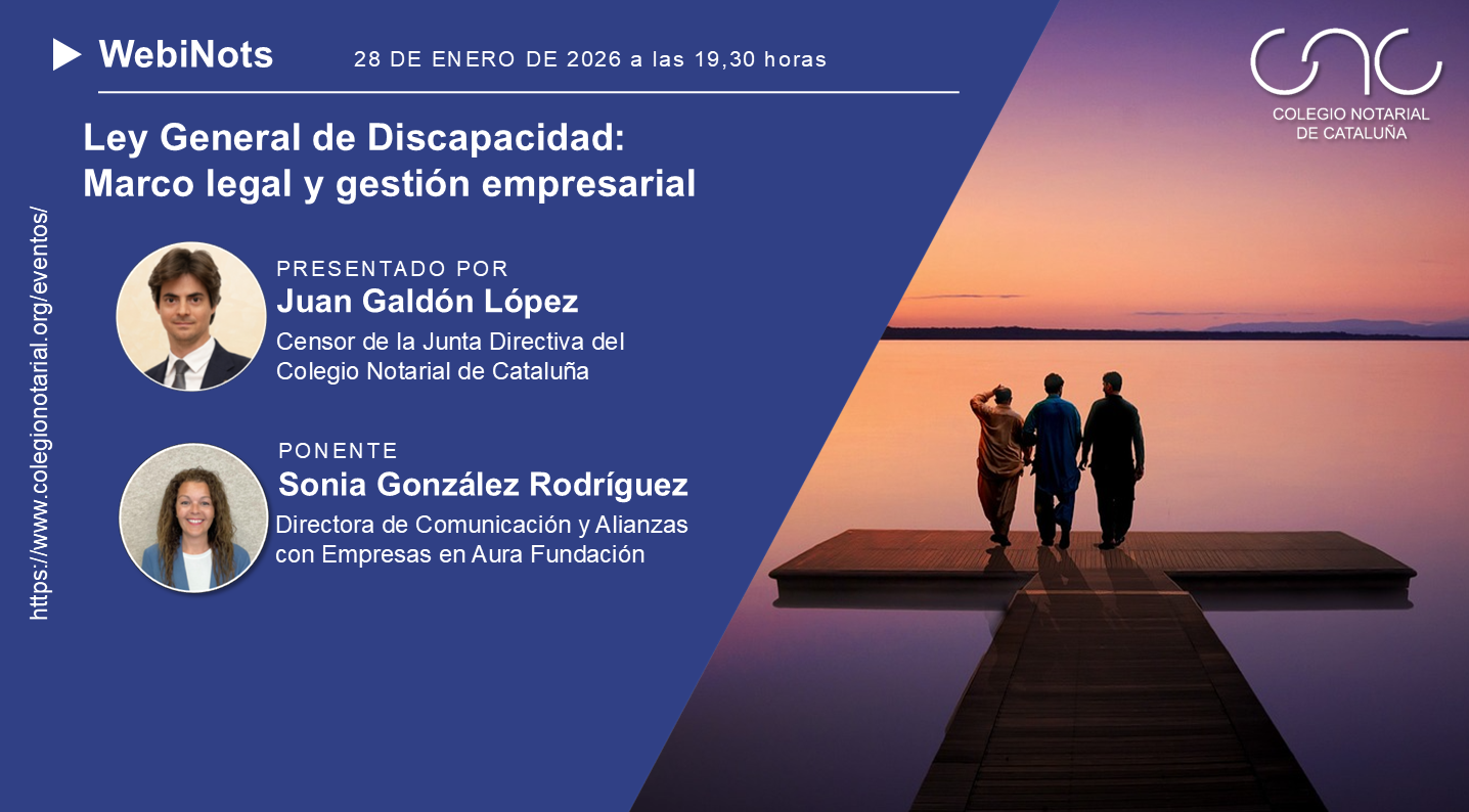 Webinot 81: Marco legal y gestión empresarial. Ley General de Discapacidad