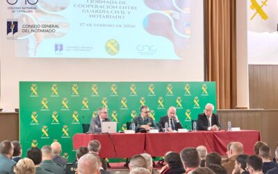 La Guardia Civil y el Notariado impulsan la cooperación institucional a nivel nacional en una jornada celebrada en Barcelona