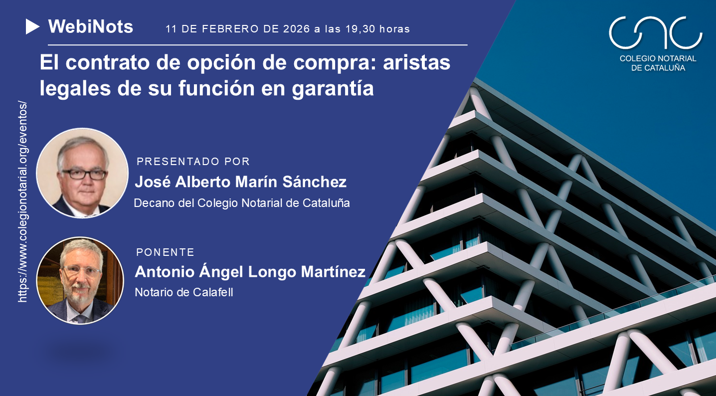 Webinot 82: El contrato de opción de compra: aristas legales de su función en garantía